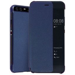 Avizar Funda Smart View con Ventana Inteligente Táctil Azul Oscuro para Huawei P10