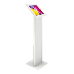 Kimex Soporte De Suelo Universal Para Tablets Apple Y Samsung 10.9''-11'', Blanco