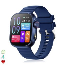 Dam Electronics ZW39 Bluetooth 2,01" Táctil Negro Correa 22mm IP67 SpO2 Pulsómetro Tensiómetro