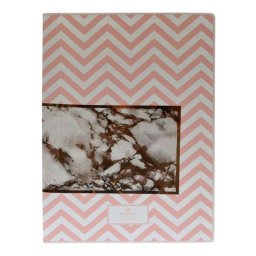 Carpeta de fundas Officebox A4 con tapa flexible y 20 fundas rosa