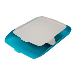 Bandeja Portadocumentos Leitz Cosy Azul con Organizador de Sobremesa