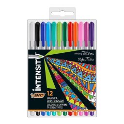 Rotulador BIC Intensity Medium Estuche 12 Colores