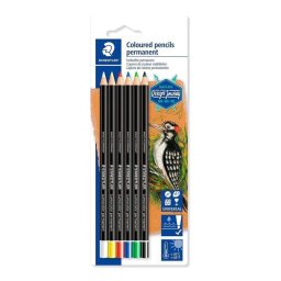 Lápices de colores permanentes Staedtler Design Journey Blíster con 6 colores