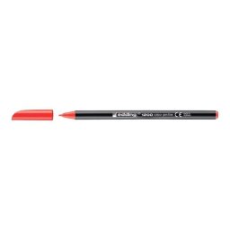 Rotulador de Fibra Edding 1200 Punta Redonda 0.5 mm Rojo