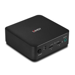 Interruptor KVM Lindy 42320 2 Puertos 4K Ultra HD DisplayPort
