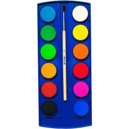 Estuche de Acuarelas Pelikan con 12 Colores y Pincel Incluido