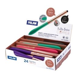 Bolígrafos Milan Stylus Copper Caja 24 Unidades Puntero Táctil