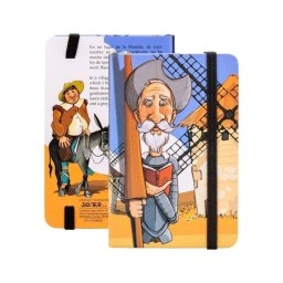 Libreta Notas A6 Javier Quijote Cubiertas Rígidas Marcapáginas