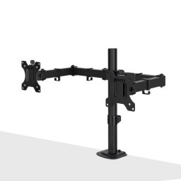 Lindy 40711 Soporte Monitor Mesa 13 a 32" VESA 75x75 a 100x100 Max 8Kg Doble