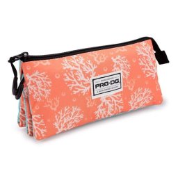 Estuche escolar Prodg Surfcamp triple portatodo coral