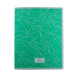 Carpeta de anillas Officebox A4 con bolsillo interior verde