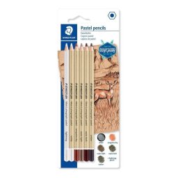 Lápices Pastel Staedtler Mars Lumograph Design Journey Caja 6 Unidades