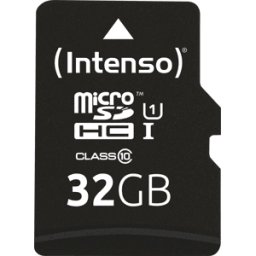 INTENSO 3423480 - Tarjeta de memoria MicroSDHC de 32 GB, Intenso Clase 10, UHS-1