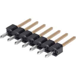 BINDER MPE GMBH MPE 087-1-007 - Conectores macho de 2,54 mm, 1X07, rectos