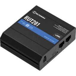 TELTONIKA RUT281 - Enrutador industrial LTE CAT 4, WLAN, 4G / 3G / 2G, dual sim