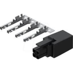 TELTONIKA TEL PR4MK04K - enchufe de 4 pines, con terminales de contacto