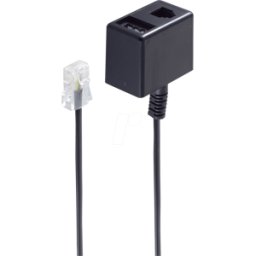 SHIVERPEAKS SHVP BS71270-8 - Enchufe occidental 8/4 > TAE N / enchufe occidental 6/4, 0,15m