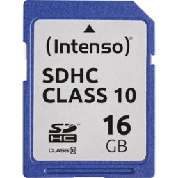 INTENSO 3411470 - Tarjeta de memoria SDHC de 16 GB, Intenso Clase 10