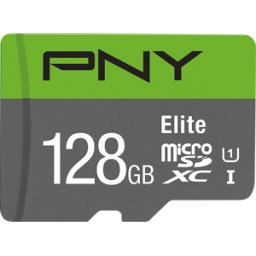 PNY SDU128V11100EL - Tarjeta de memoria microSDXC de 128GB, Elite