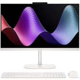 HP All-in-One OmniStudio 24-cu0011ns, Intel Core 3-100U, 8GB, 512GB SSD, 23,8', W11. Blanco