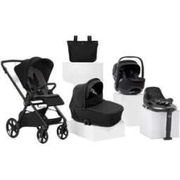 Jané Pack carro de bebé Muum con silla de coche y accesorios negro. niño