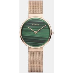 Bering Reloj de mujer Classic 14531-368 de malla de acero. Rosa