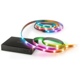 WiZ HDMI Sync Box + Tira LED RGBIC para TV 55'- 65'?, retroiluminación de TV, Soporta 4K, Sincroniza contenidos, Control App y Voz.