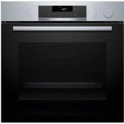 Bosch Horno multifunción Serie 4 limpieza pirolítica e hidrolítica, con función vapor - HRG572ES3. Inox / Negro