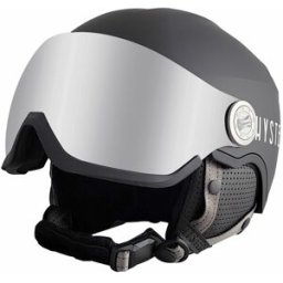 Hysteresis Casco de esquí y snow con Visor H-Shock . (56-59 cm) Negro