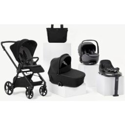Jané Pack carro de bebé Muum con silla de coche y accesorios negro. niño