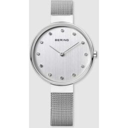 Bering Reloj de mujer 12034-000 Classic de acero plateado. Plata