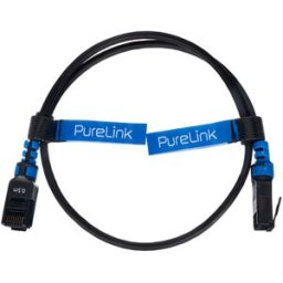 PureLink FI-PC100-005 Cat.6a Cable 0.5m Negro
