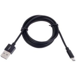 Ansmann Micro-USB/ USB-A 120 Negro