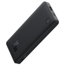 Baseus Airpow Lite Powerbank 10.000mAh 15W Negra + Cable USB a USB-C 30cm Negro