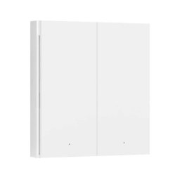 Interruptor inteligente Aqara WRS-R02 Zigbee 3.0 doble canal, control remoto y por Voz Blanco