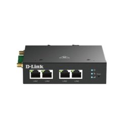 Router D-Link DWM-314-T/M 4G LTE Fast Ethernet DIN Rail Seguridad SSH Dual Antena Externa