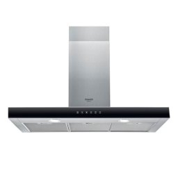 Campana extractora Hotpoint HHBS 9.8F LT X/1 Recirculación 90cm LED acero inoxidable control táctil