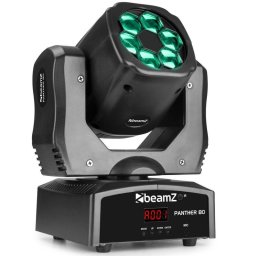 Proyector BEAMZ Panther 80 LED RGBW 6 Lámparas Proyector Disco Portátil