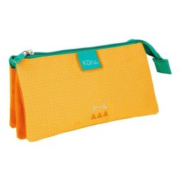 Estuche Portatodo Triple Plano Grafoplás Kūru Amarillo 22.5 x 12 x 14 cm