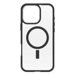 Funda para móvil OtterBox React Series Cover policarbonato negra transparente para iPhone 16 Pro Max