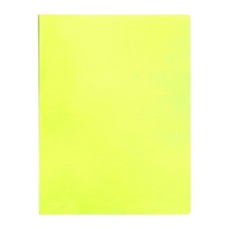 Carpeta Liderpapel Fundas Plástico A4 20 Fundas Amarillo Fluor