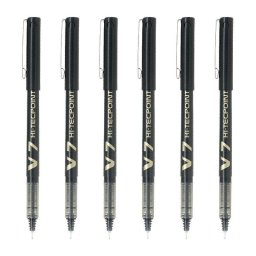 Bolígrafo Pilot V7 Hi-tecpoint Punta Fina 0.7 mm Set 6 Unidades