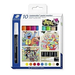 Rotulador Lumocolor Trazo 2.4 mm Estuche 10 Unidades Staedtler