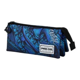 Estuche escolar Prodg Caothic triple portatodo azul 23 x 11 x 7 cm