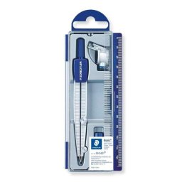 Compás de Precisión Staedtler Noris Set con Tubo de Minas y Adaptador Universal