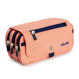 Estuche Portatodo Triple Milan 1918 Rosa