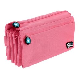 Estuche Portatodo Cuádruple Grafoplás Bits Bobs Rosa Claro