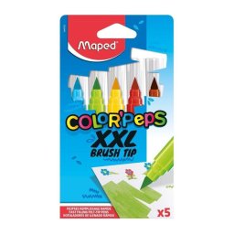 Rotuladores Maped Color'Peps Jumbo XXL Estuche 10 Unidades Punta Pincel