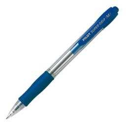 Bolígrafo Retráctil Pilot Super Grip Tinta Azul Punta Media