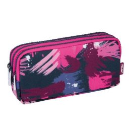 Estuche Portatodo Milan Arty Geo Rosa 3 Cremalleras